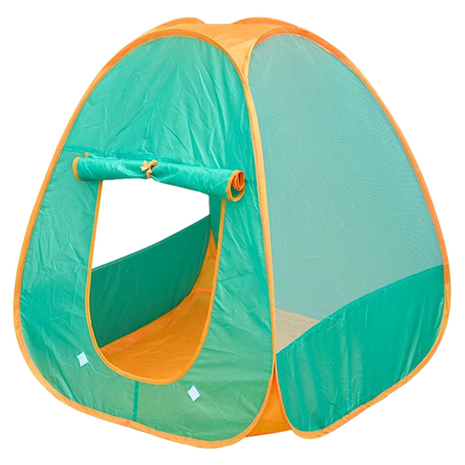 Portable Plays Tent PopUp Playhouse Tent Birthday For Girls Toddler Baby Indoor Outdoor Games Popup Playhouse For Outdoor Large Beach Tent (Green, 77x88cm)
