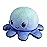 TeeTurtle - The Original Reversible Octopus Plushie - Day + Night - Cute Sensory Fidget Stuffed Animals That Show Your Mood