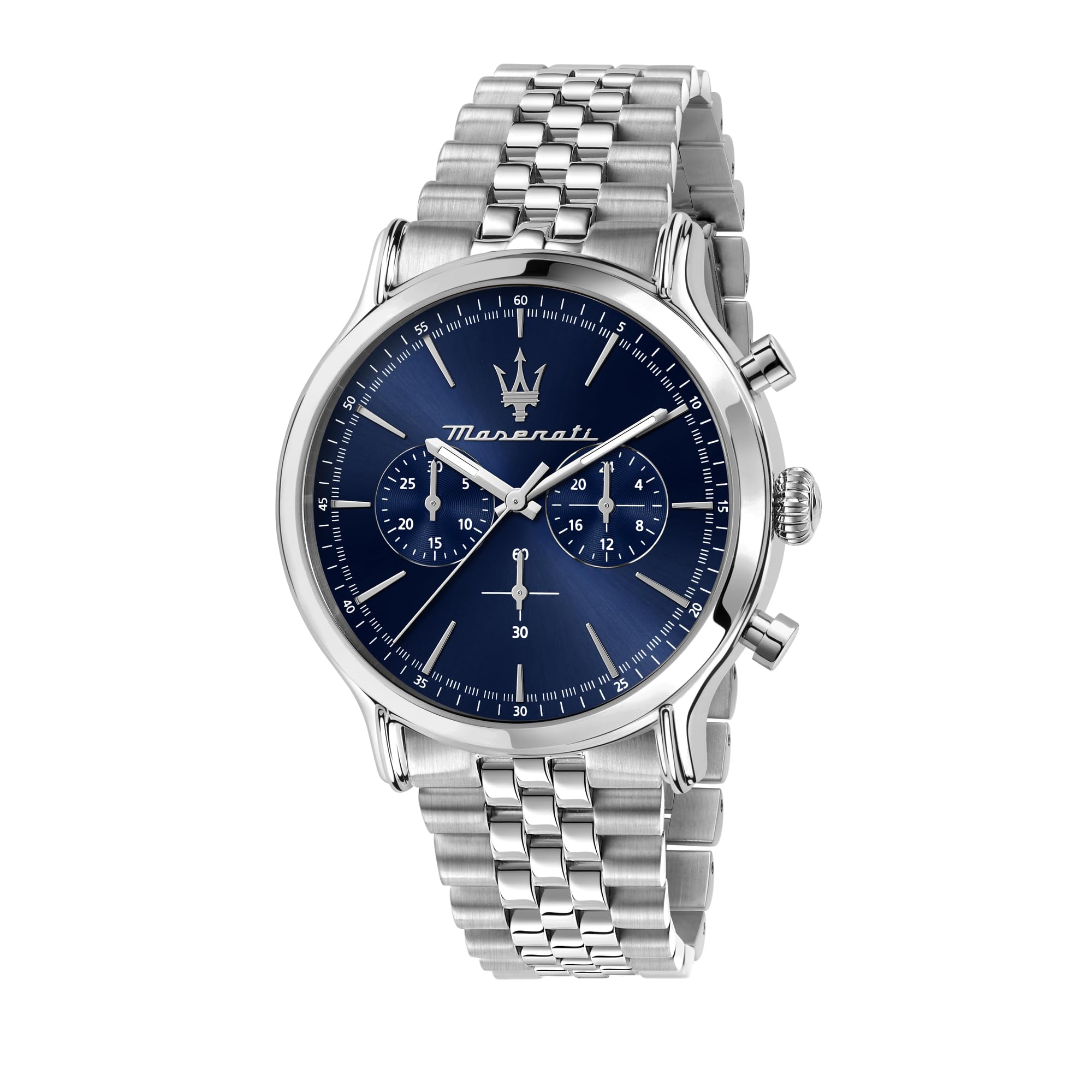 maserati Classic Men's Luxury Watch, Stainless Steel Case, Quartz Movement, Stainless Steel Strap, 100M Water Resistant Timepiece, Blue Dial, 2 Years Warranty - R8873618024-picture-41