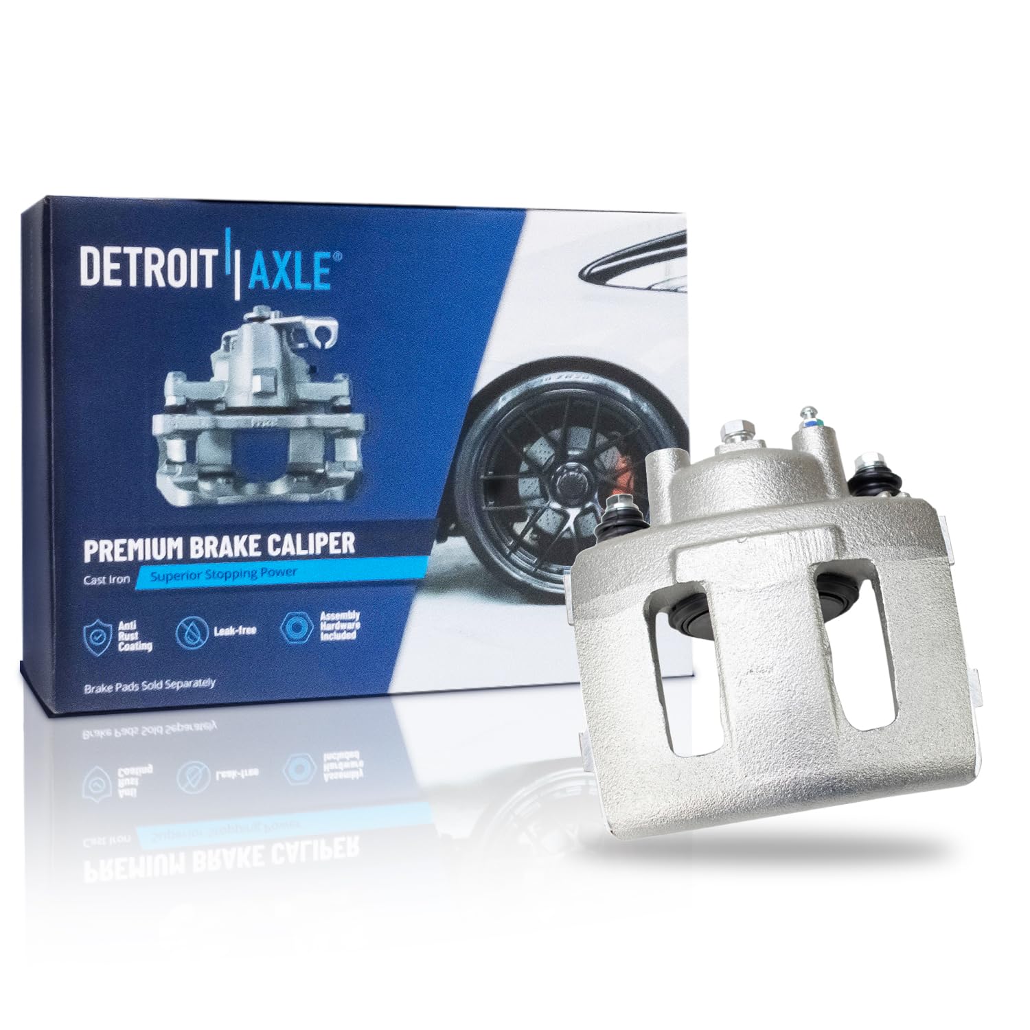 Detroit Axle - Front Right Brake Caliper for Jeep TJ Wrangler