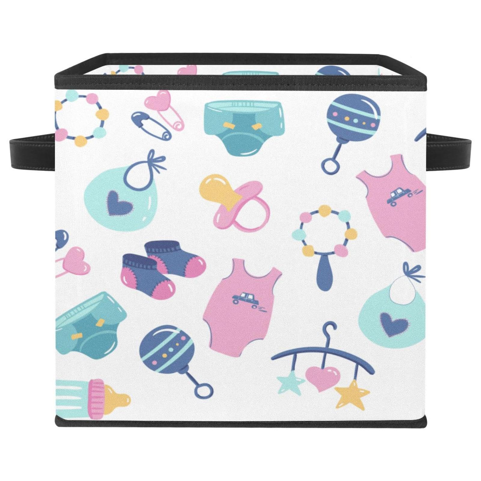 Boîte de rangement pliable pour livres et jouets mignons de chambre