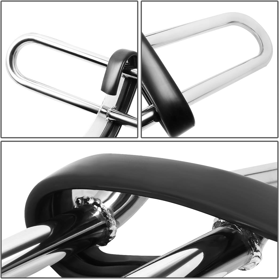 Auto Dynasty Stainless Steel Double Bar Rear Bumper Guard Compatible with Toyota Venza 09-16