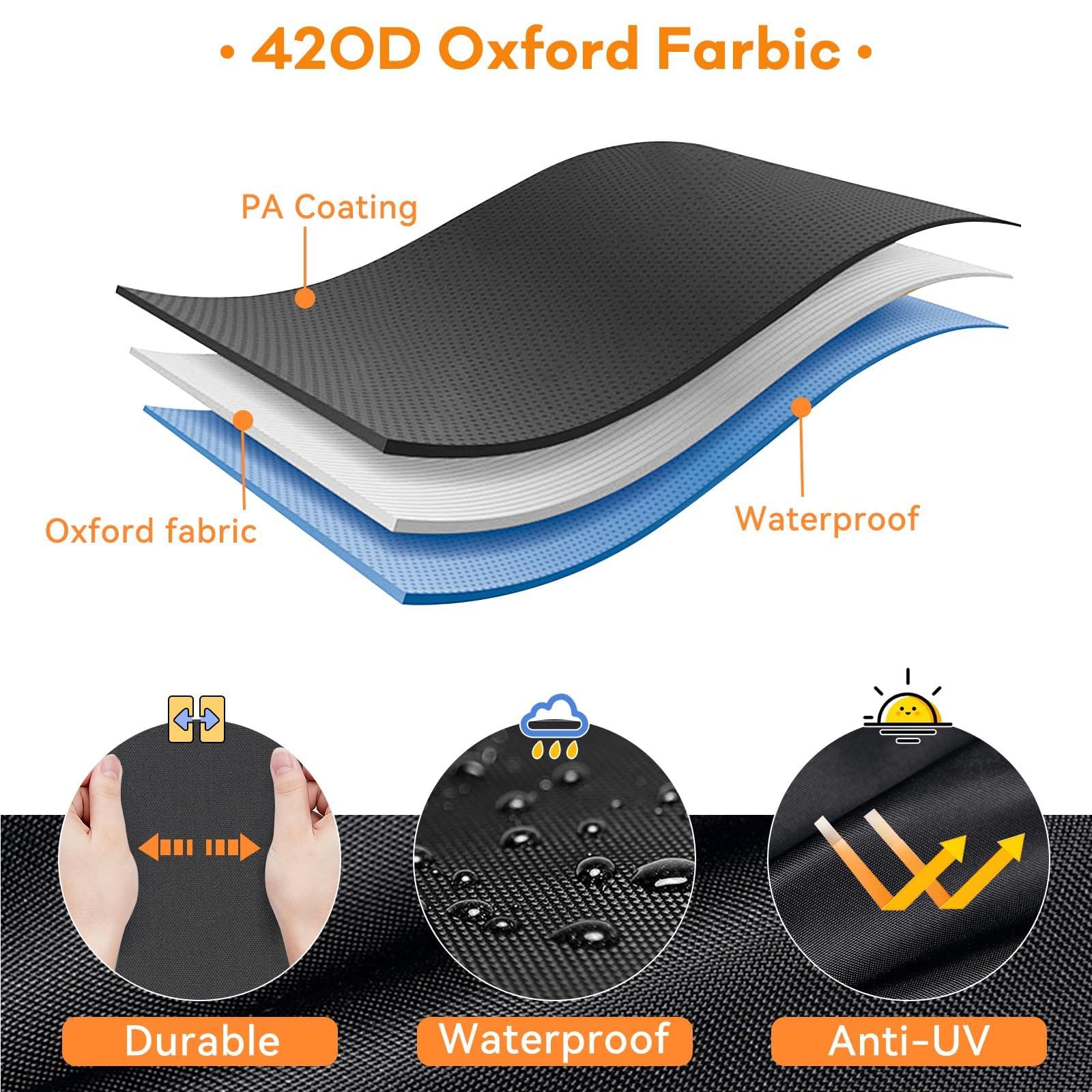 Fundas Exterior Muebles Jardin 340x290 Funda Para Mesa De Jardin,Cubierta Oxford 420d, Sistente Al Invierno,Funda Impermeable,Funda Sofa Jardín Exterior Para Muebles De Jardín 340x290x74cm/LxWxH