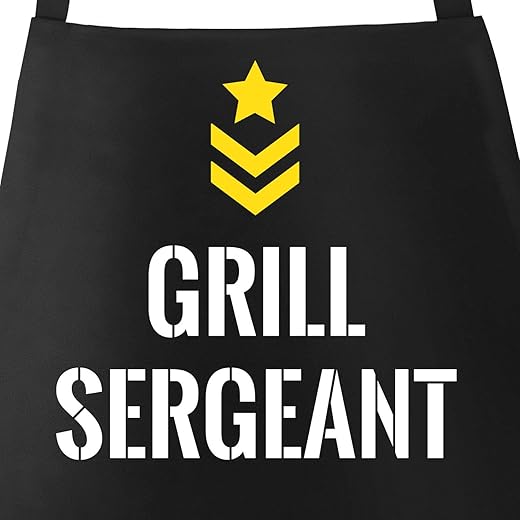 MoonWorks Herren Grillschürze Grillkönig Schürze für Männer Krone