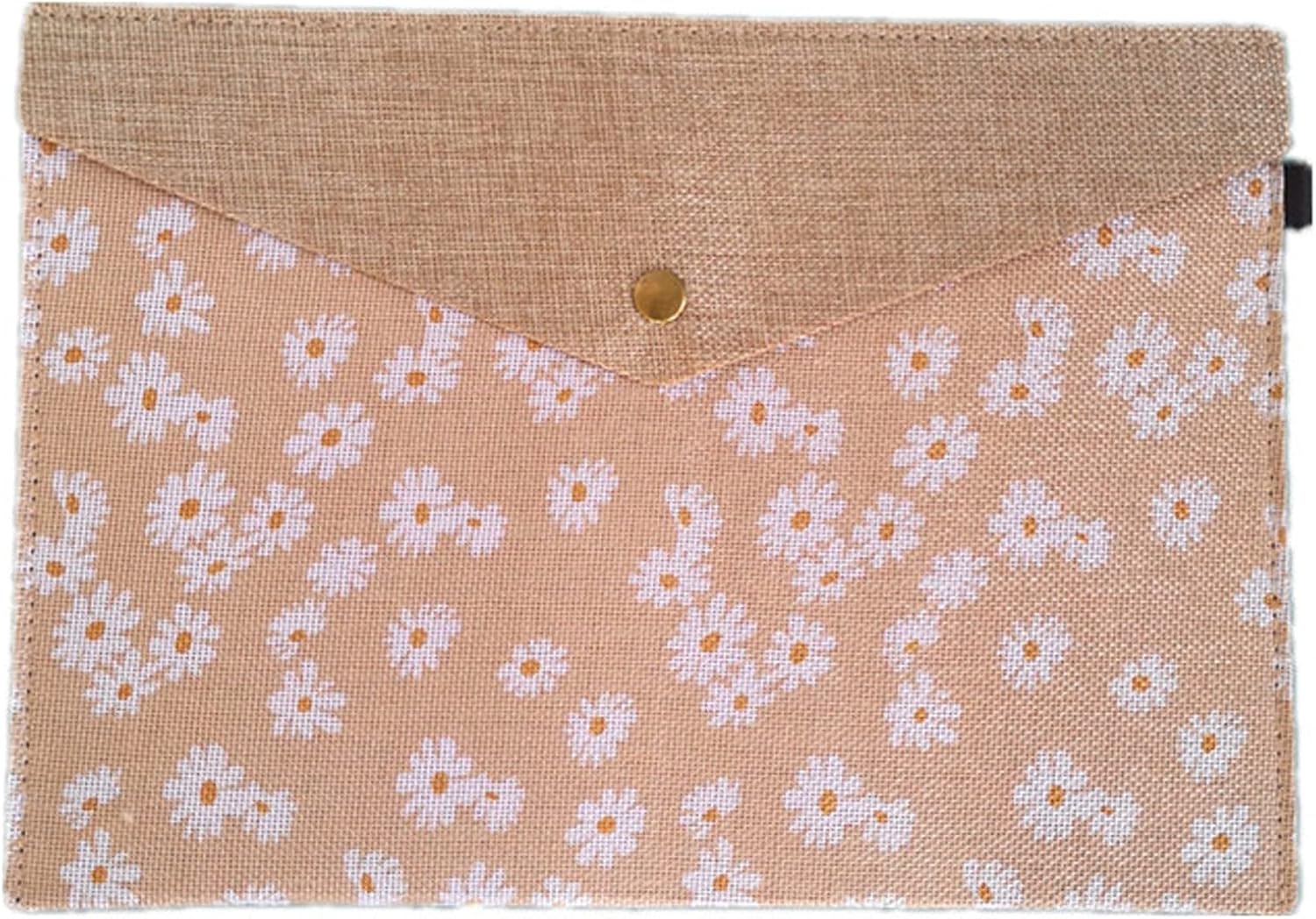 Enyuwlcm Felt Folder Case Decorative A4 File Folder Document Holder Portfolio Envelope Floral Style with Snap Closure for Women Girls 4 Packs : Office Products