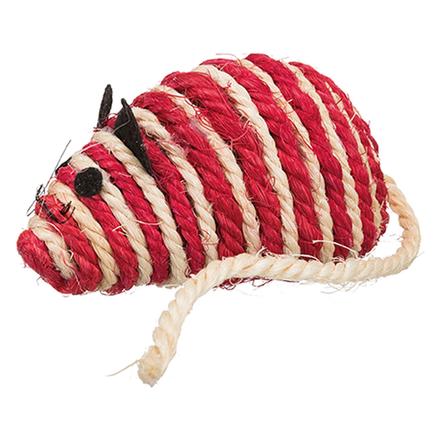 Trixie Ratón de Cuerda Sisal, con Catnip, 10 cm, Gato