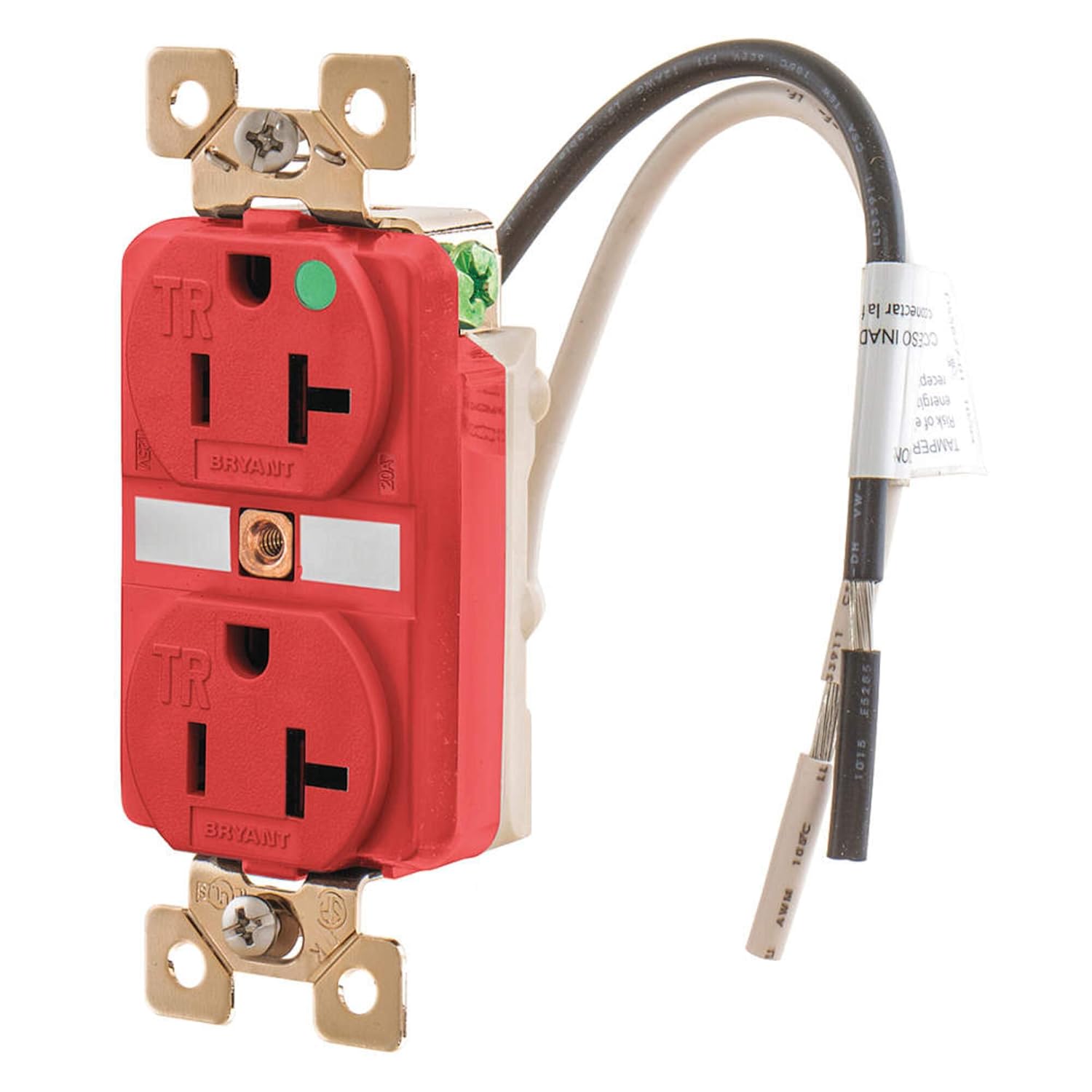 20A Duplex Receptacle 125VAC 5-20R RD