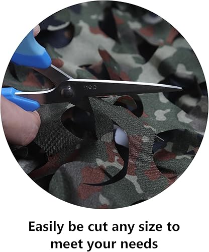 Vista 70 de GRVCN Red de camuflaje de camuflaje, rollo a granel, redes de malla para cazar, disparar a ciegas, decoraciones de fiesta temática militar