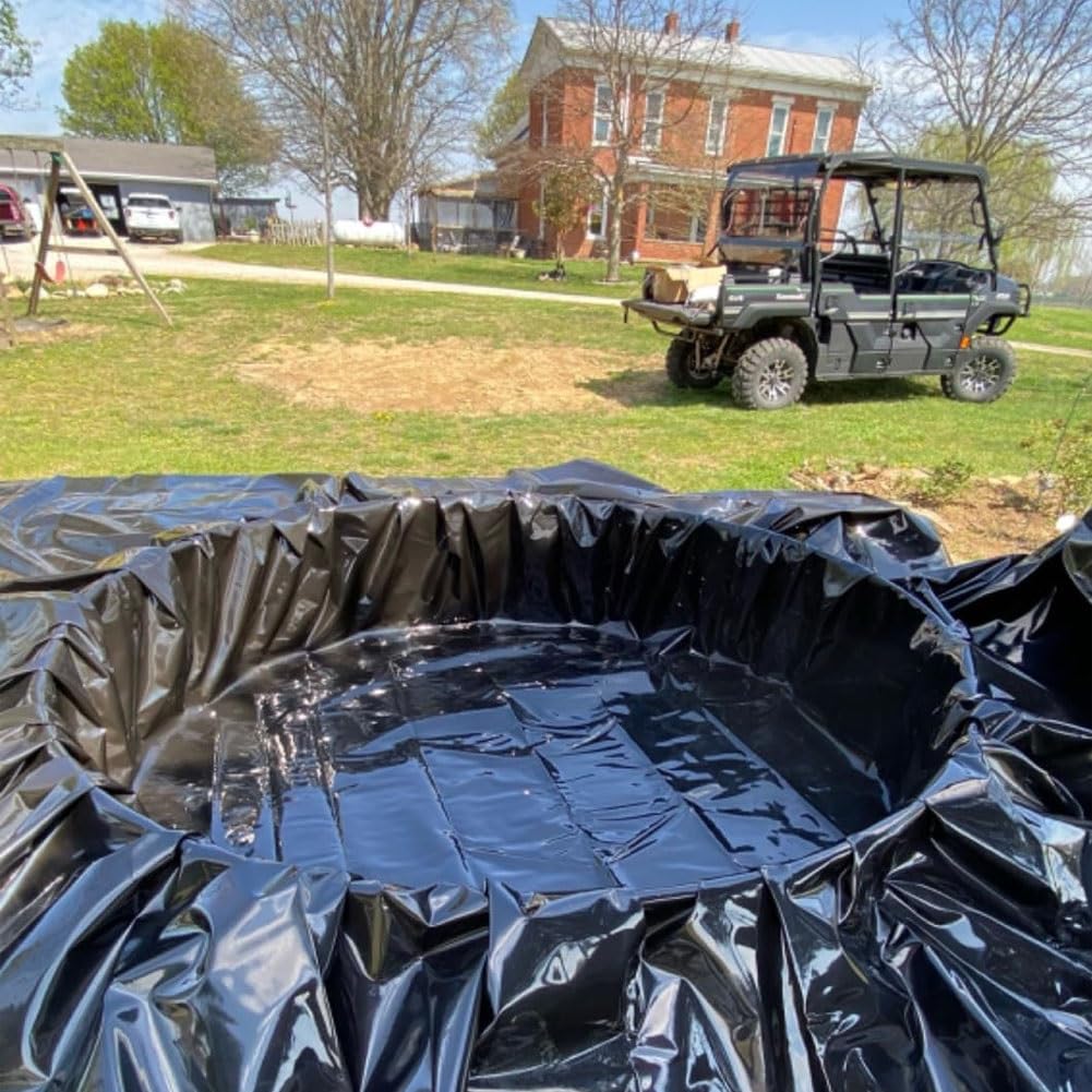 HDPE Stagno Liner Pesce Stagno Liner Impermeabile Giardino Stagno Membrana per Koi Stagni Fontane Paesaggistica Resistente ai raggi UV Heavy Duty