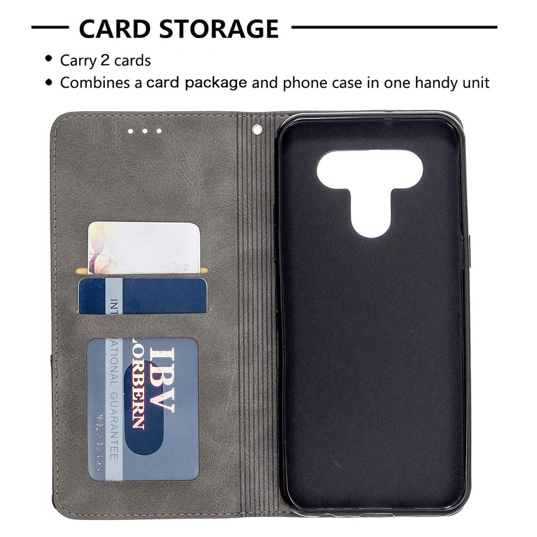 Custodia Portafoglio In Pelle Per LG K51 – Rossa, Con Slot Carte E Supporto Magnetico - 2