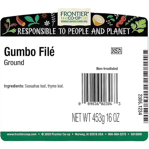 Miniatura 3 de Frontier Bulk Gumbo Filé Molido, 16 onzas