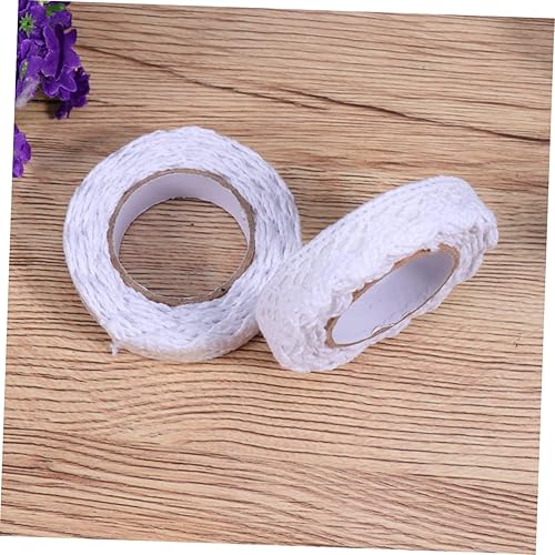 Miniatura 8 de Abaodam Cinta Washi para manualidades, cinta adhesiva Washi con purpurina, cinta adhesiva de encaje, cinta Washi de encaje, cinta de encaje de