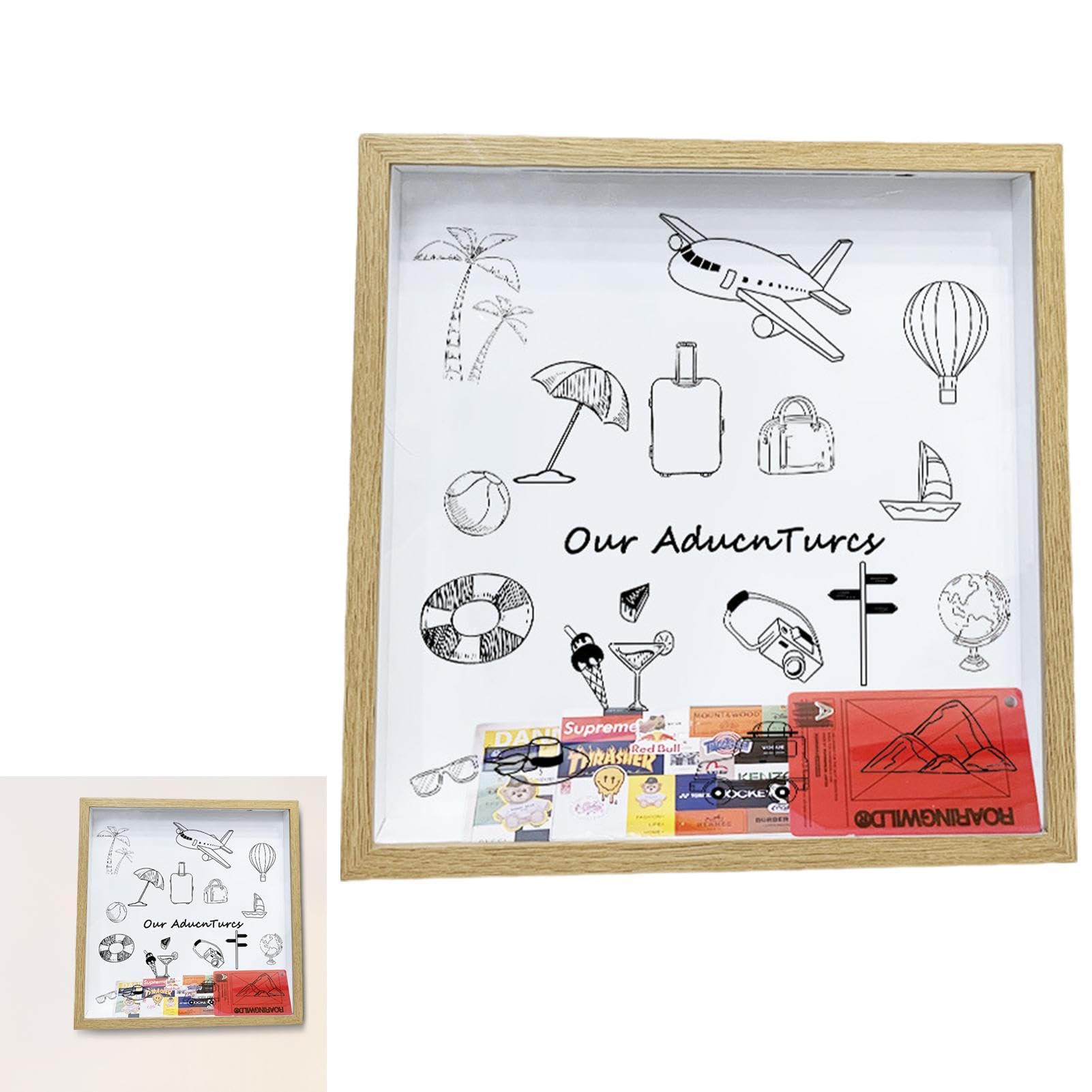 Boîte de collecte de voyage commémorative idéale pour offrir à un jeune voyageur