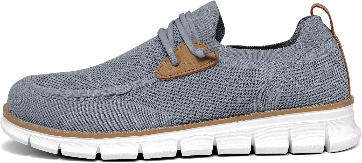 Mens Casual Loafers Shoes Slip On Fashion Walking Dress Sneakers Business Oxfords Work Lightweight Soft Sole Zapatos - Image 3