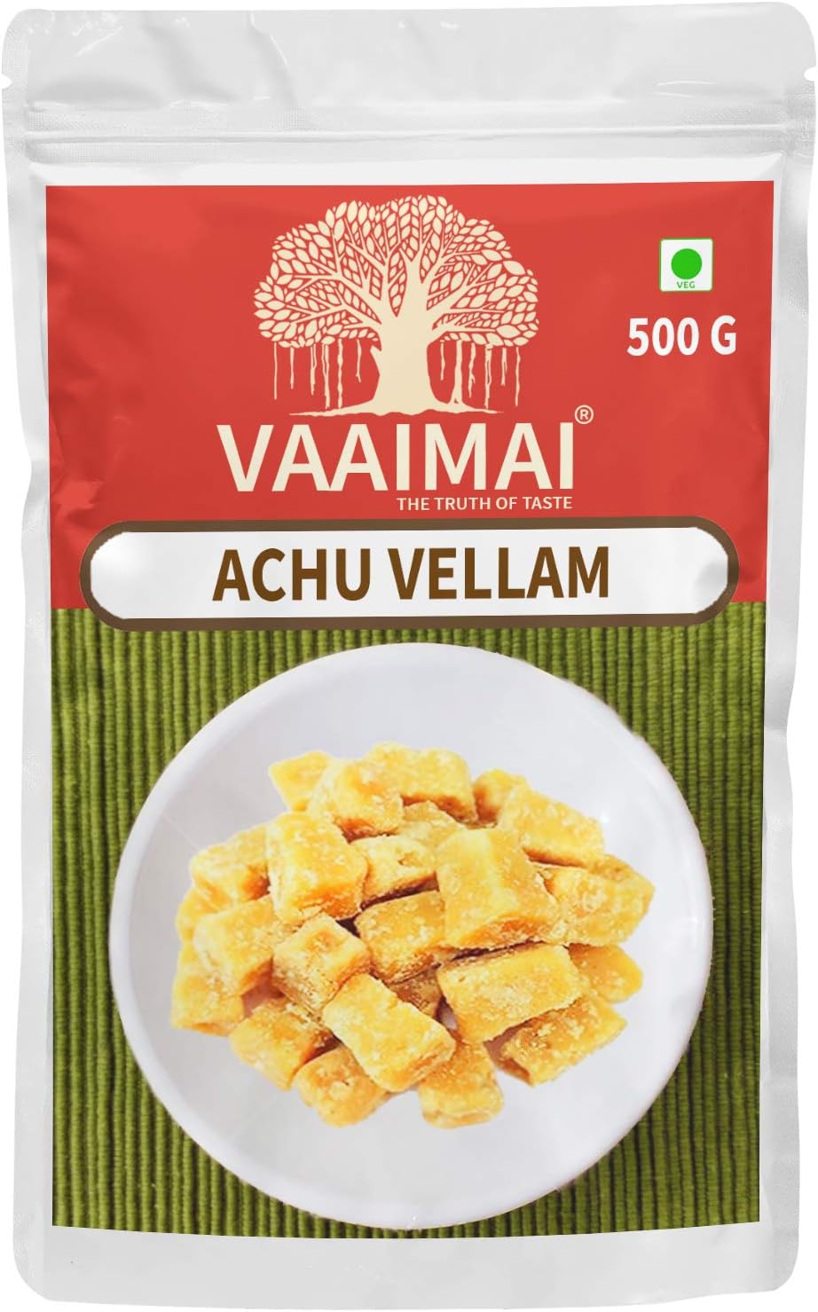VAAIMAI Achu Vellam / Jaggery, 500g