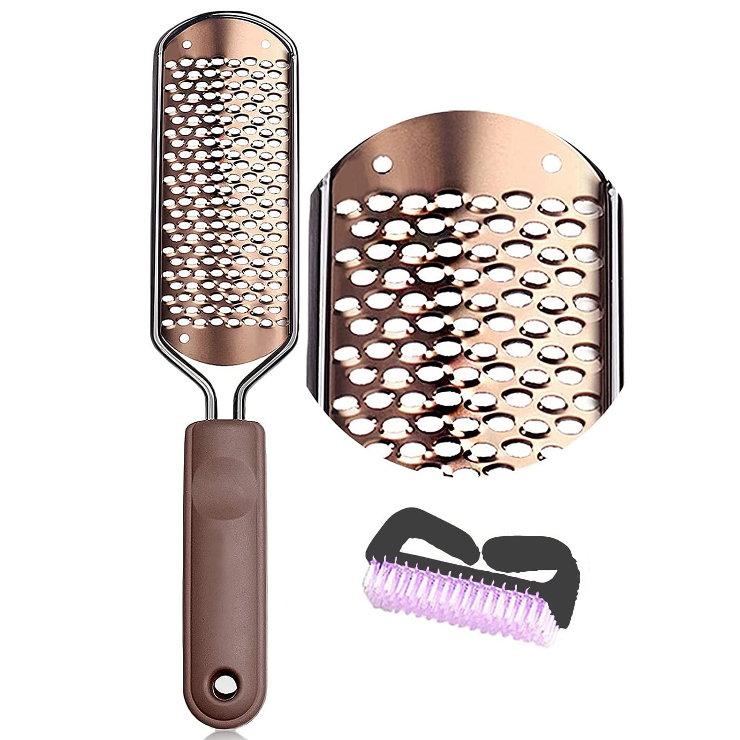 Dr Foot | Foot Scrubber for Dead Skin | Heel Scrubber for Feet | Pedicure Tools | Foot Filer for Dead Skin Removal | Foot Scrubber for Cracked Heels | Leg Scrubber for Dead Skin | 1 Free Brush (B0C4YKX7PP) Amazon Price History, Amazon Price Tracker