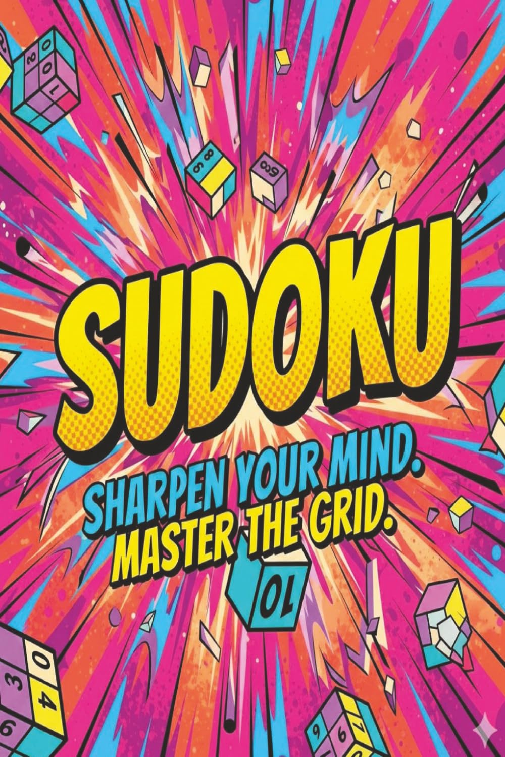 Sudoku Sharpen Your Mind. Master Your Grid.: Sudoku Puzzles | Sharpen your mind | Master your grid | Calm the mind, relax and Focus | 6x9, 110 pages | 50 plus puzzles | Solutions included