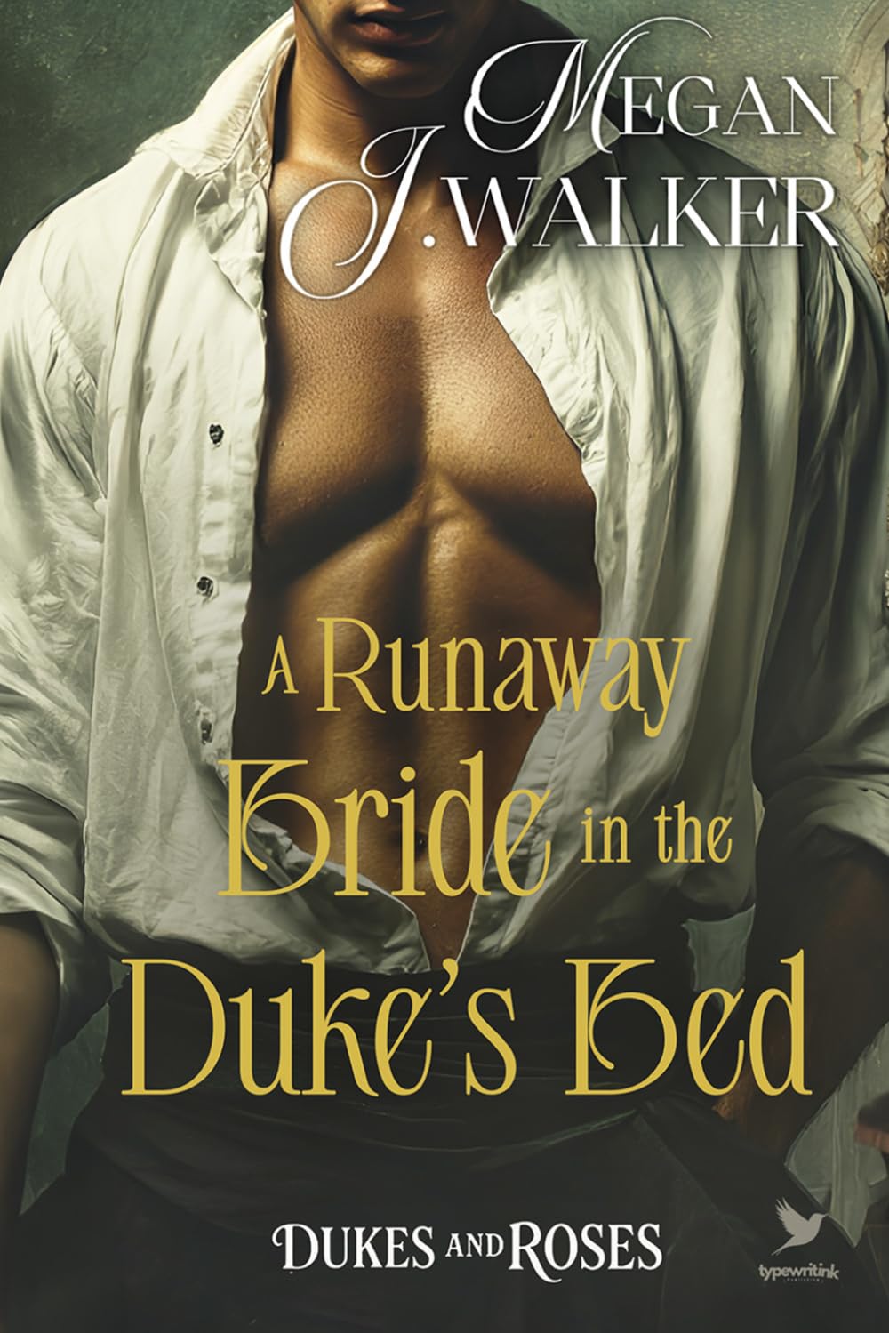A Runaway Bride in the Duke’s Bed: A Historical Steamy Regency Romance Novel (Dukes and Roses)