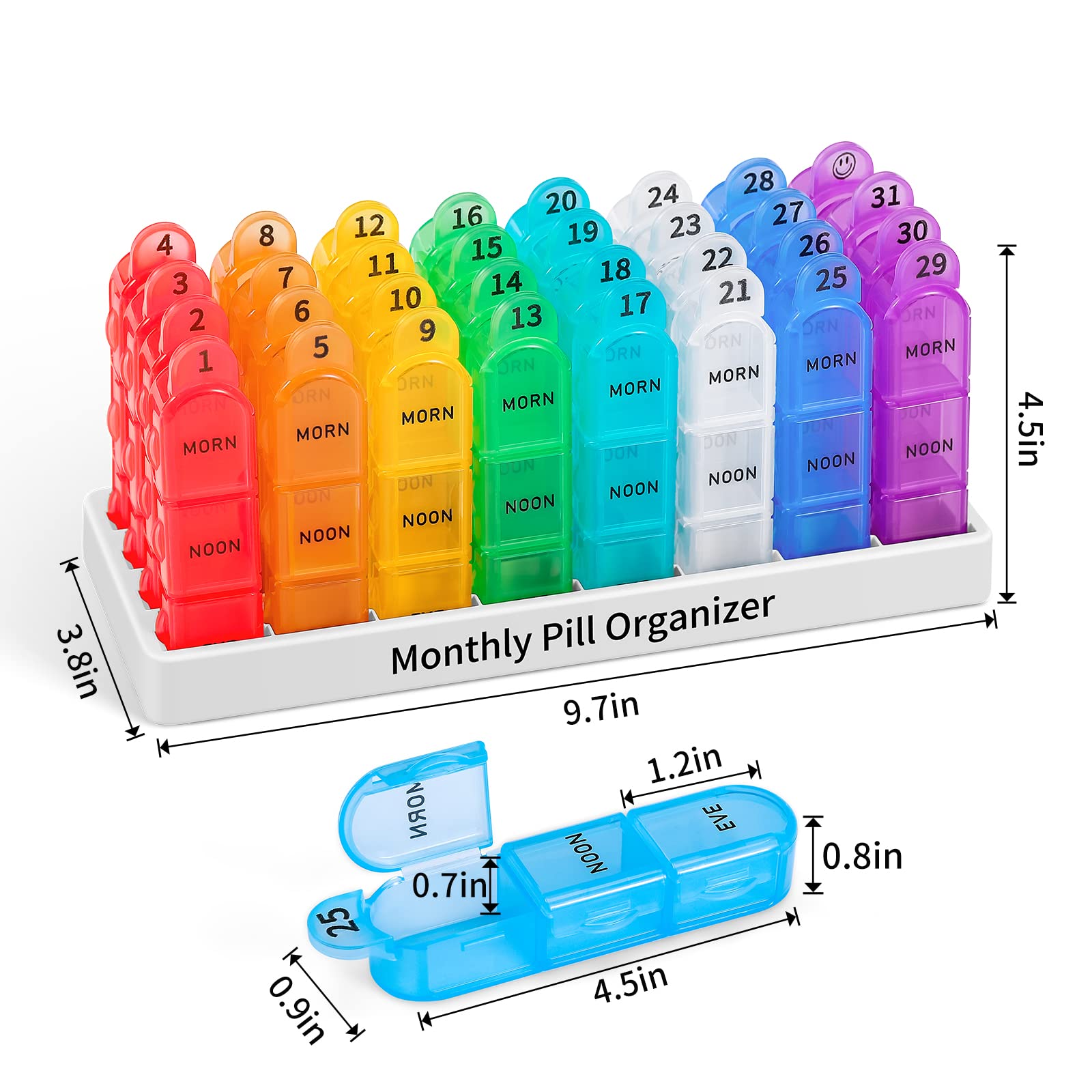 Daviky Personal Pill Organizer