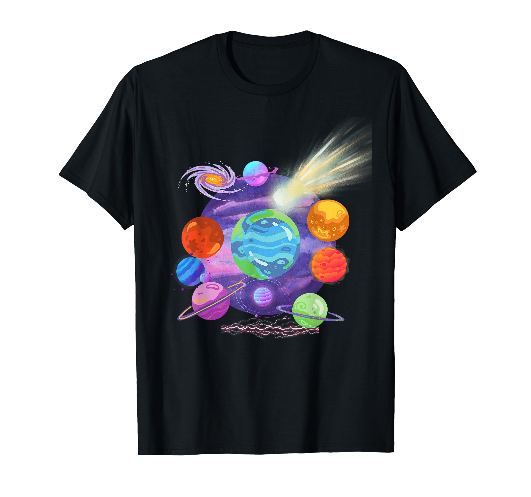 Outer Space Planets & Solar System Blast T-Shirt