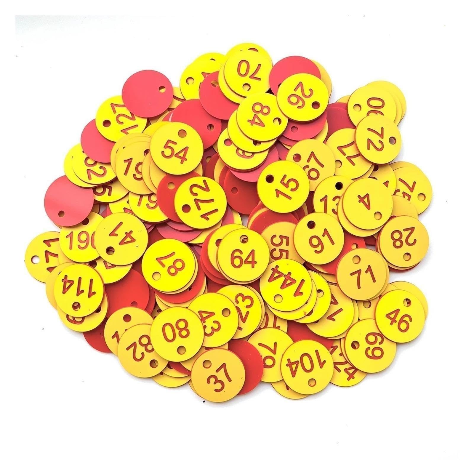 Targhette con numeri per chiavi, 500/1000 etichette incise per codifica e organizer per riporre oggetti, perfette per la casa e l'organizzazione del guardaroba