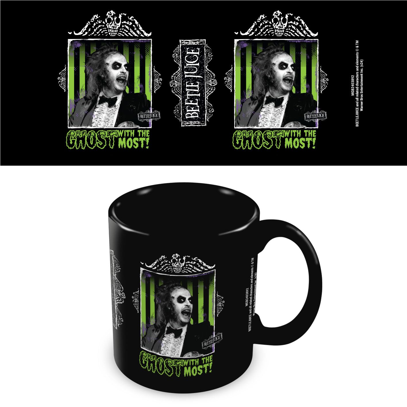 Mug Cinéma Ghost - Collection OSMOSE, Blanc, Céramique
