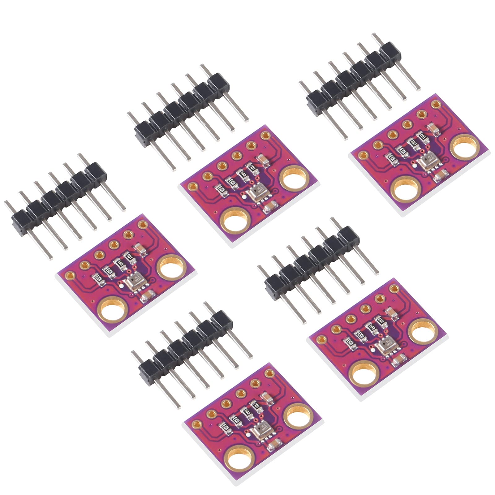 Produktbild von BME Höhenmesser Modul 5V – 3 Stück, Hochpräzise, I2C/SPI, 1.8-5V, Für Arduino & Raspberry Pi, Misst Druck, Temp. & Luftfeuchtigkeit