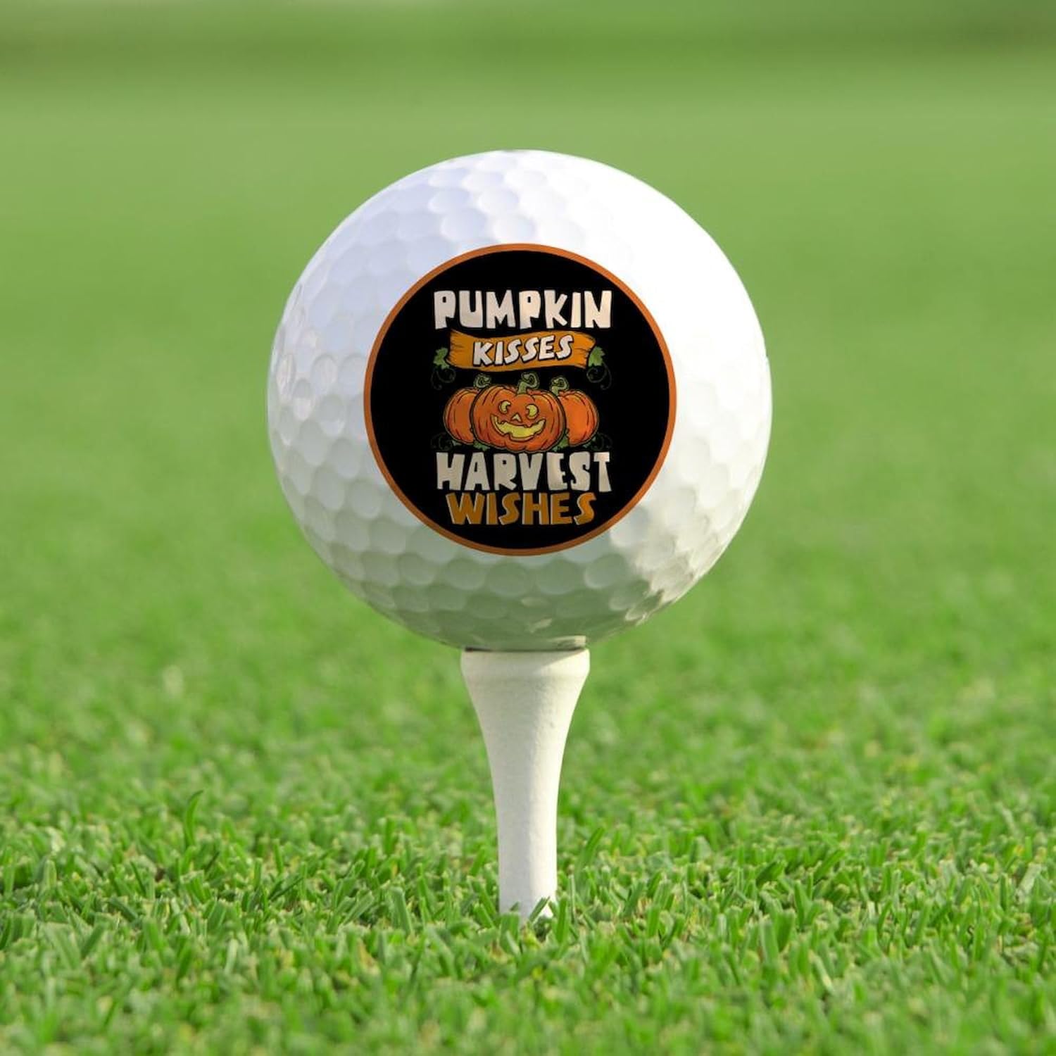 CafePress Autumn Pumpkin Halloween Novelty Golf Balls (Pk of 12)