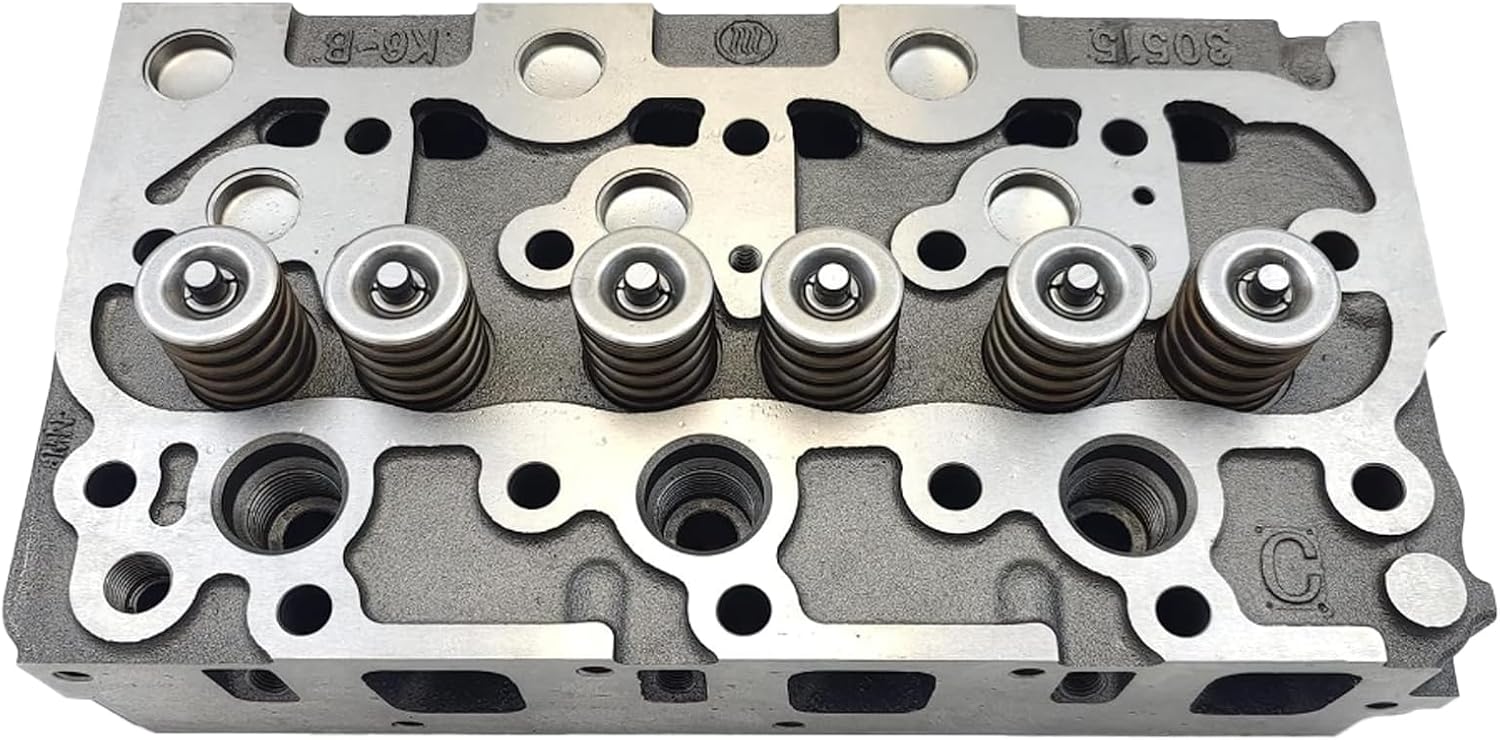Cylinder Head Compatible for Kubota D1302 Engine (Complete Cylinder Head, Type A)