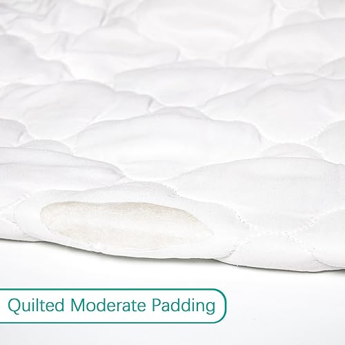 Miniatura 7 de Sábanas para cuna para niños, paquete de 2 y protector de colchón de cuna impermeable