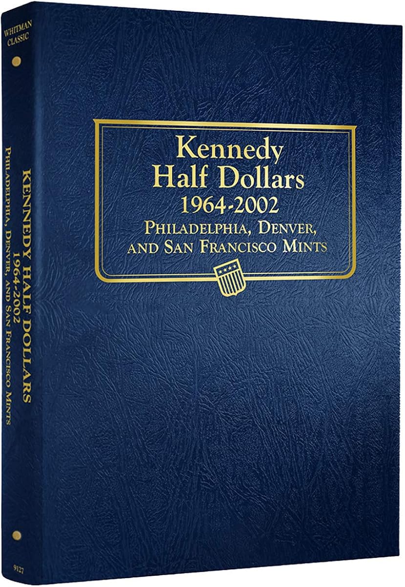 Álbum de monedas de medio dólar Kennedy de EE. UU. 1964 - 2002 #9127