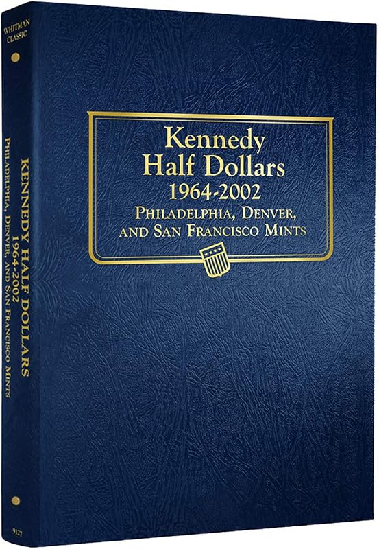 Álbum de monedas de medio dólar Kennedy de EE. UU. 1964 - 2002 #9127