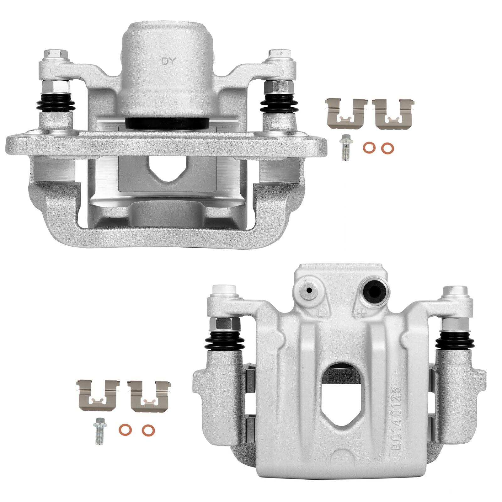 SCITOO 19B6271S 19B6270S Rear Left &amp; Right Disc Brake Calipers Assembly w/Bracket For Kia For Sorento 2014-2018