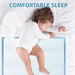 100 Pack Disposable Changing Pads Baby Disposable Underpads Waterproof Portable Diaper Changing Pad Super Absorbent Leak-Proof Incontinence Bed Table Protector Mat (S-100PCS)