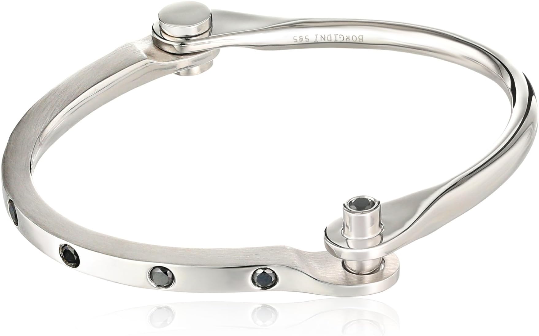 Borgioni Burnished Hand Cuff Bangle Bracelet