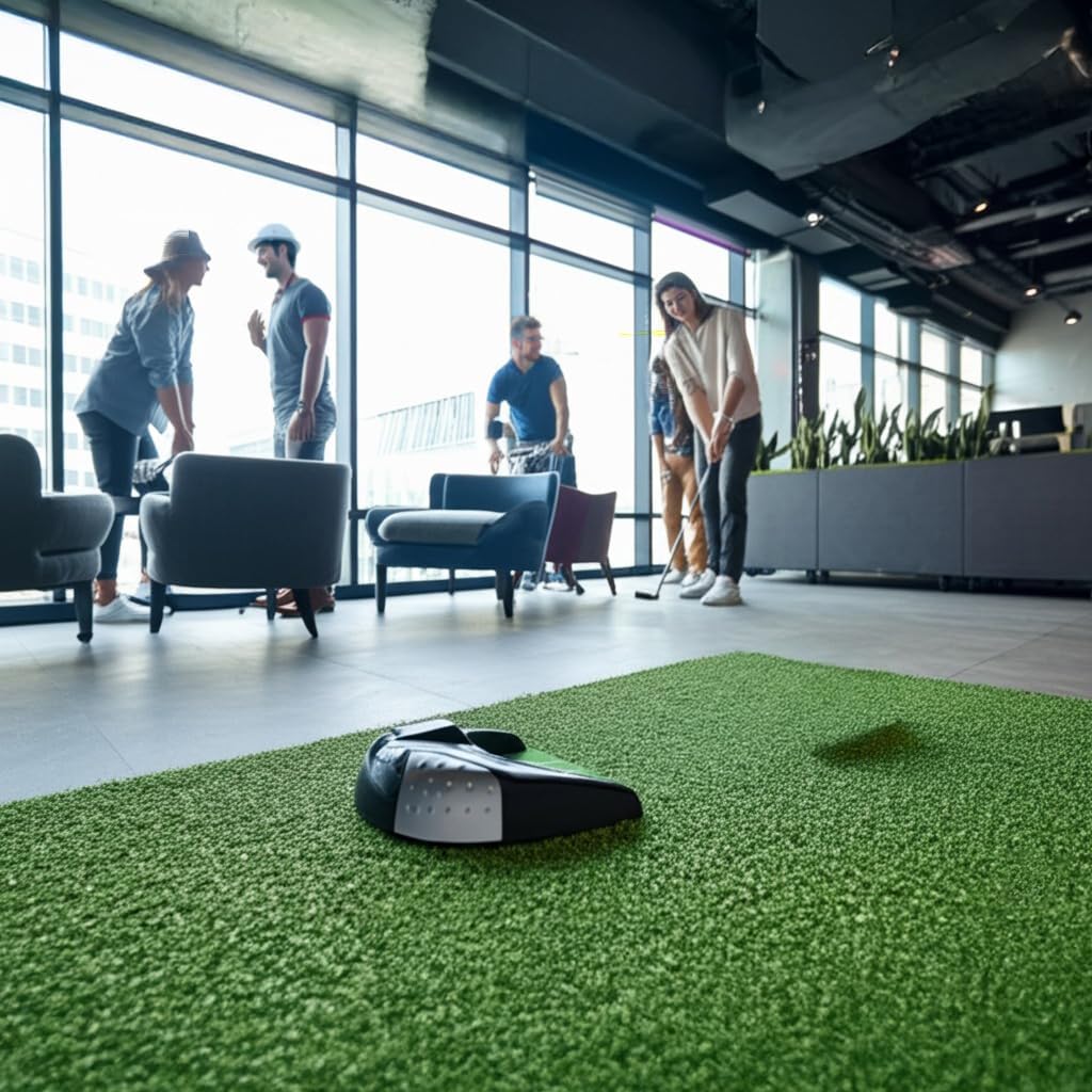 Golf Automatic Putting Cup with Adjustable Gravity Ball Return - Battery-Powered Practicing Without Interruption for Indoor Outdoor Golf Practice