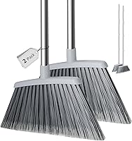Vista 11 de Escoba, Escobas para Exteriores para Barrer Interiores, Escoba Ajustable de 55" para Eliminación de Pelo de Mascotas de Servicio Pesado para Pisos 1