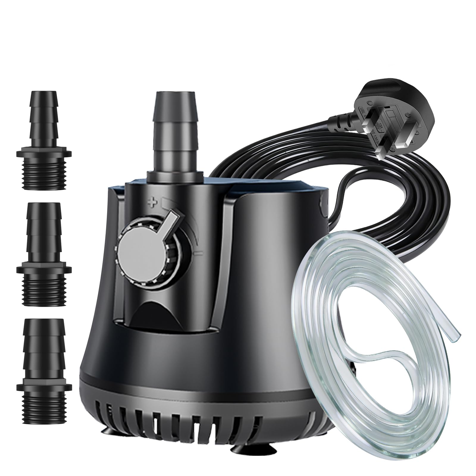 Knifel 25W Submersible Water Pump 1500L/H with 1.8M Power Cord & 1.5M Hose