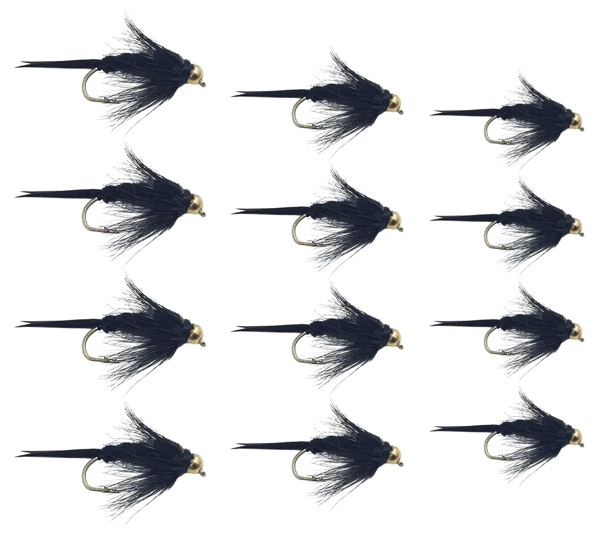 - Feeder Creek Fly Fishing Flies | Bead Head and Regular Stonefly Nymphs | 12pc Wet Lures | Trout and Bass Flies | Fly Fishing Assortment