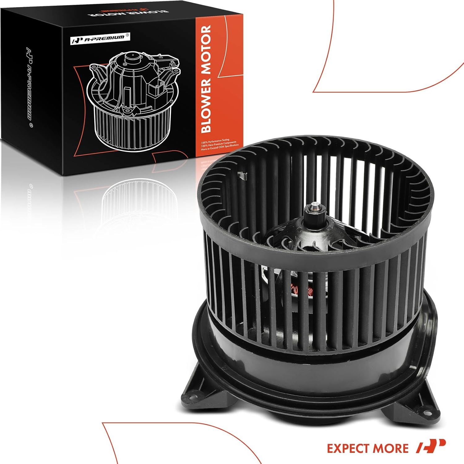 A-Premium Front HVAC Heater Blower Motor Compatible with Ford Focus 2000-2007, Transit Connect 2010-2013
