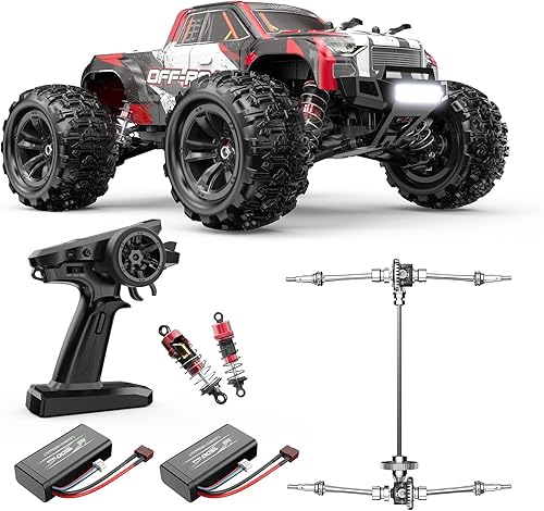MEW4 Camión todoterreno RC 116 4X4 - RTR Durable Principiante RC Car, alta velocidad 38 Kmh, control remoto con batería 2S 1500 mAh