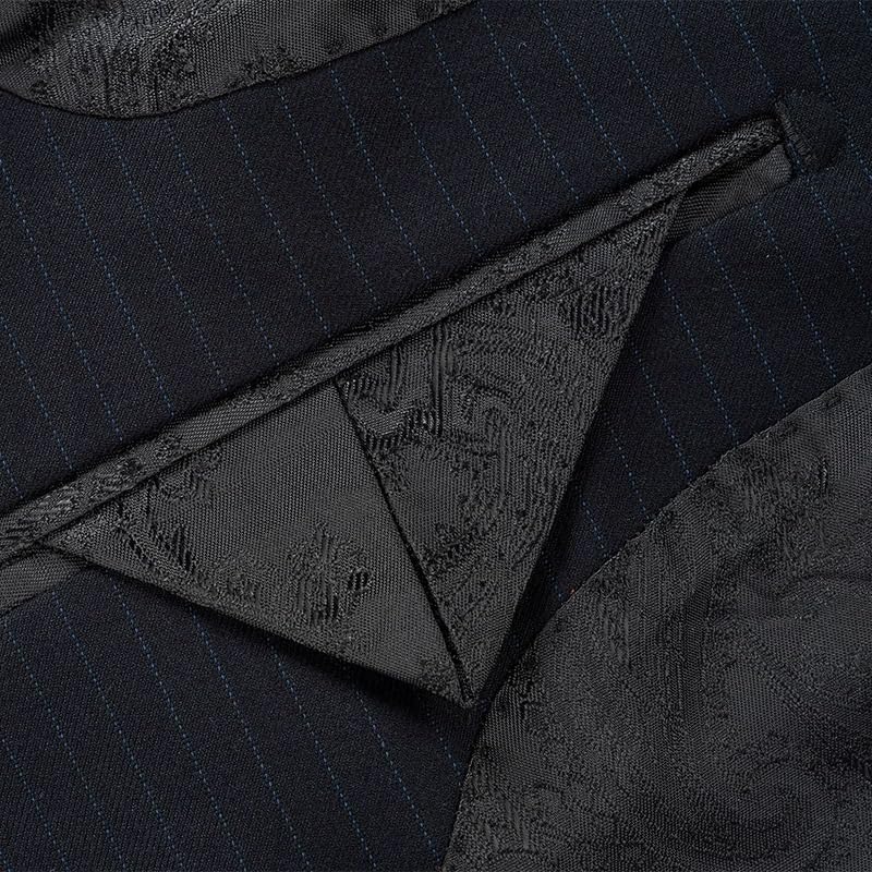 Men’s 3 Piece Slim Fit Business Suit Set Pants Vest Formal Tuxedo for Prom Wedding Dinner Graduation(XX-Large)3