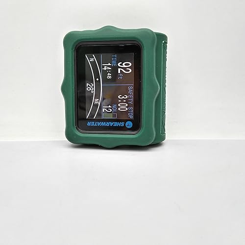 Miniatura 8 de SHAMROCK HEALTH Funda protectora de silicona para computadora de buceo Shearwater PerdixPerdix 2Perdix AI (Negro)