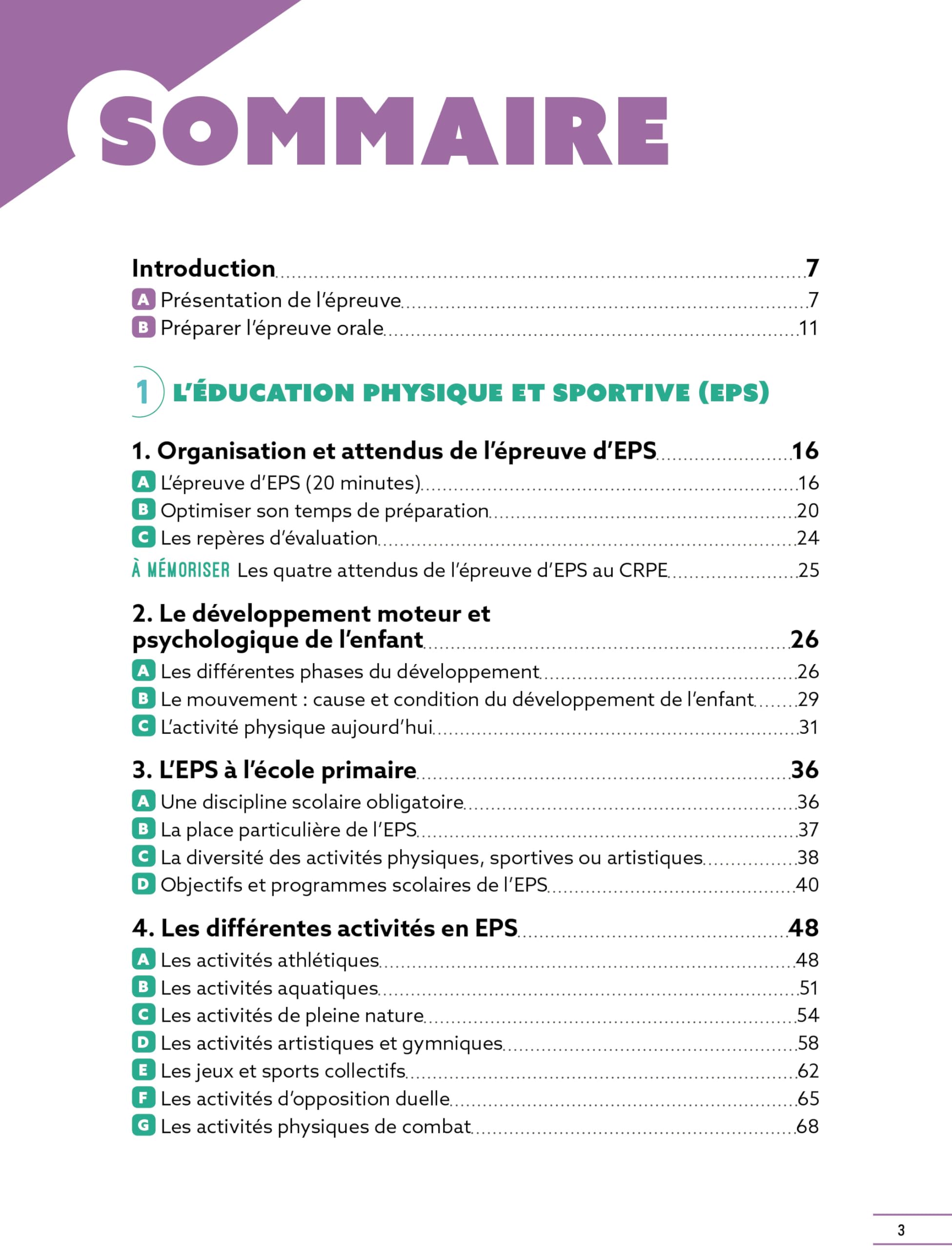 Réussir mon CRPE EPS et Projection dans le métier Admission concours L3 Oral 2026-2027
