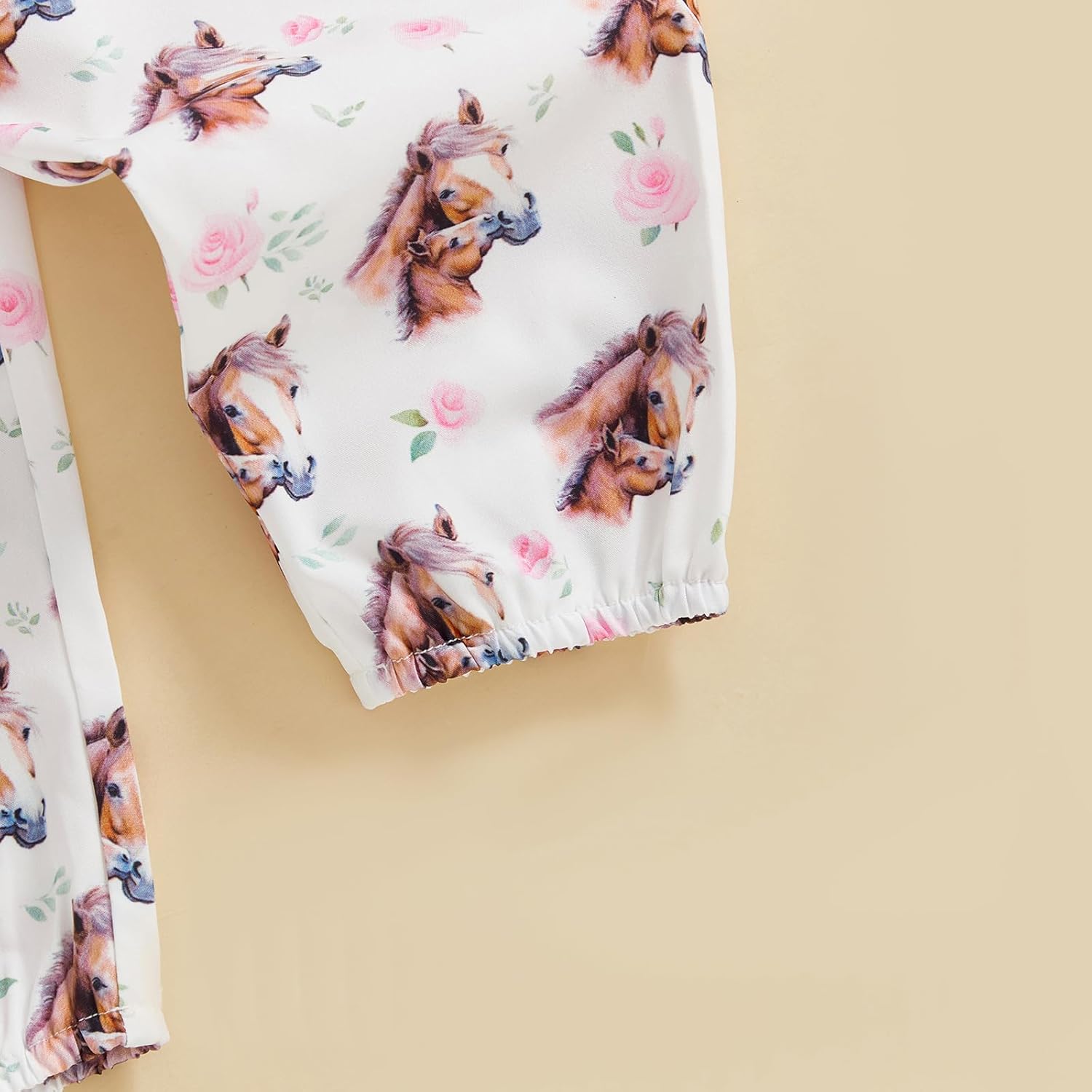 Western Baby Girl Clothes Ruffle Long Sleeve Letters Romper Cowgirl Boots/Pony Pants Bow Coming Home Outfit 0-18M - Image 7