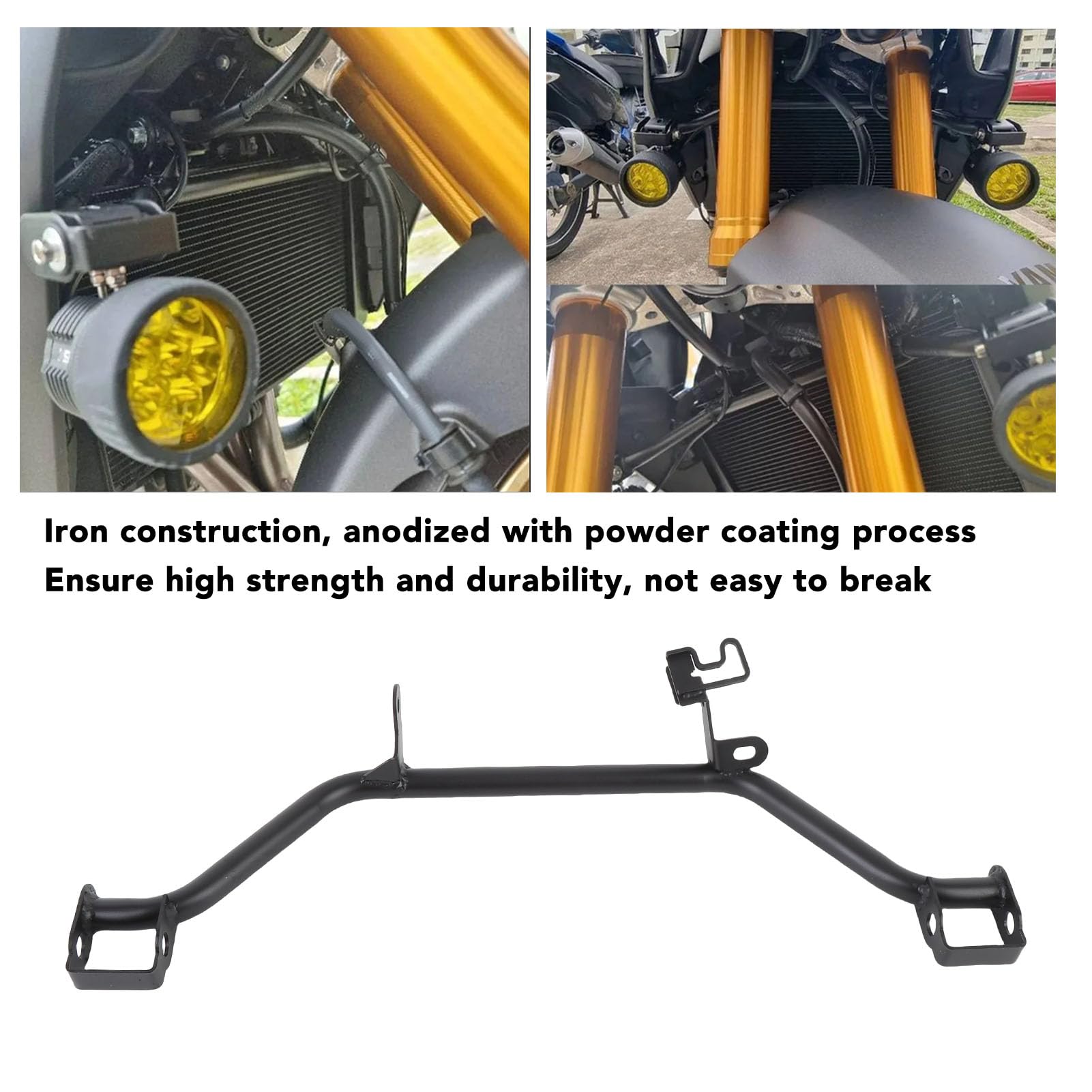 Dioche Support de Moto, Structure en Fer anodisé, Clignotants Antibrouillard, Support de Lumière de Remplacement pour 9 GT 2021 – 2024