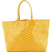 Pre-Loved Saint Louis Tote Coated Canvas PM, Yellow