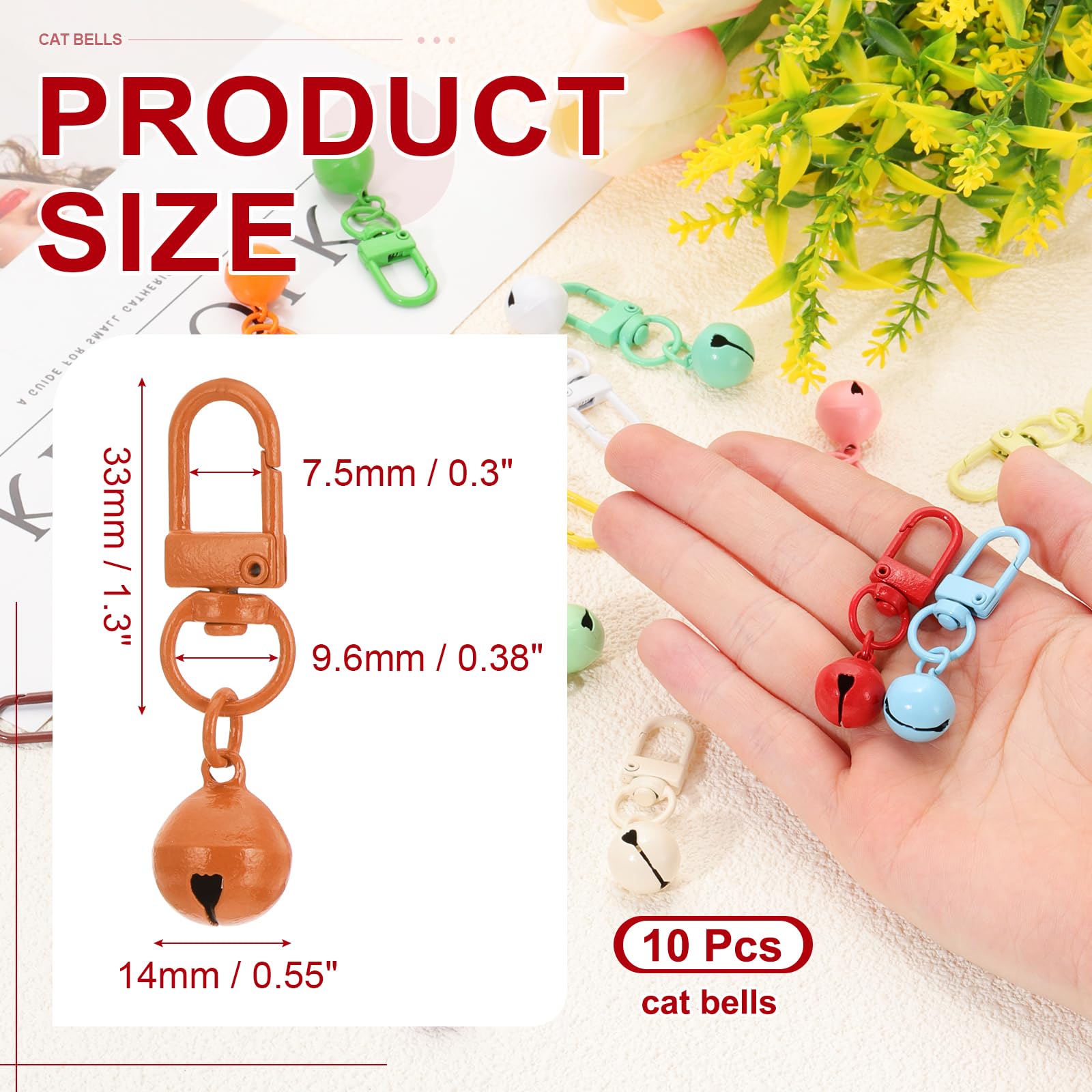 PATIKIL 10 PCS Dog Bell - Image 2