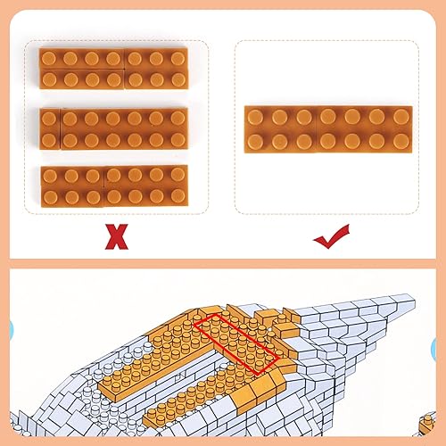 Miniatura 6 de Hapavis Bloques de construcción de dinosaurios animales micro ladrillos de juguete de construcción para niños, adultos (triceratops 1145 piezas)