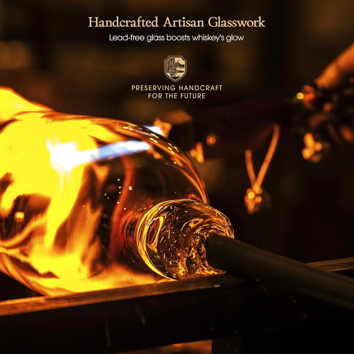 Kollea Whiskey Decanter Set with Grenade-Shaped Shot Glasses, Anniversary Birthday Gifts for Men Who Have Everything, Whiskey Gifts for Father, Husband, Boyfriend & Military Enthusiasts, New Year - Image 3